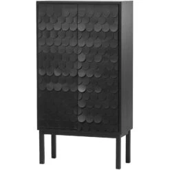 Collect 2012 Schränkchen Schwarz / Schwarz Gefärbt Eiche