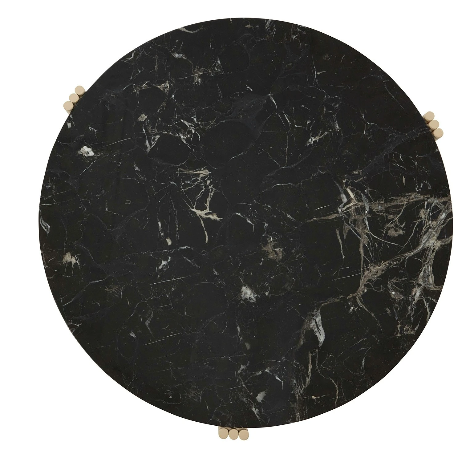 AYTM Tribus Kaffeetisch, Aus Stahl Hergestellt 80 Cm, Schwarz/Sandfarben 3 AYTM Tribus Kaffeetisch, Aus Stahl Hergestellt 80 Cm, Schwarz/Sandfarben – Bild 3