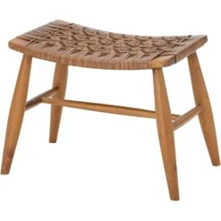 Bloomingville Chester Hocker Leder 50x34 Cm, Braun -Gubi || Hay || &Tradition Verkäufe bloomingville chester stool brown leather 4