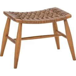 Bloomingville Chester Hocker Leder 50x34 Cm, Braun -Gubi || Hay || &Tradition Verkäufe bloomingville chester stool brown leather 5