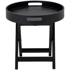 Bloomingville Freya Beistelltisch / Tabletttisch Gummiholz, Schwarz -Gubi || Hay || &Tradition Verkäufe bloomingville freya sidetable black rubberwood 4