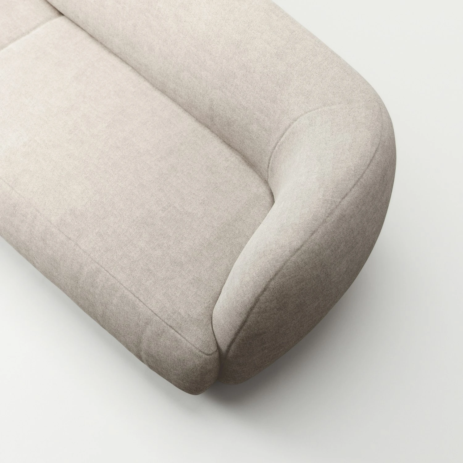 Atelier Sofa 3-Sitzer, Sandshell Beige 4 Atelier Sofa 3-Sitzer, Sandshell Beige – Bild 4