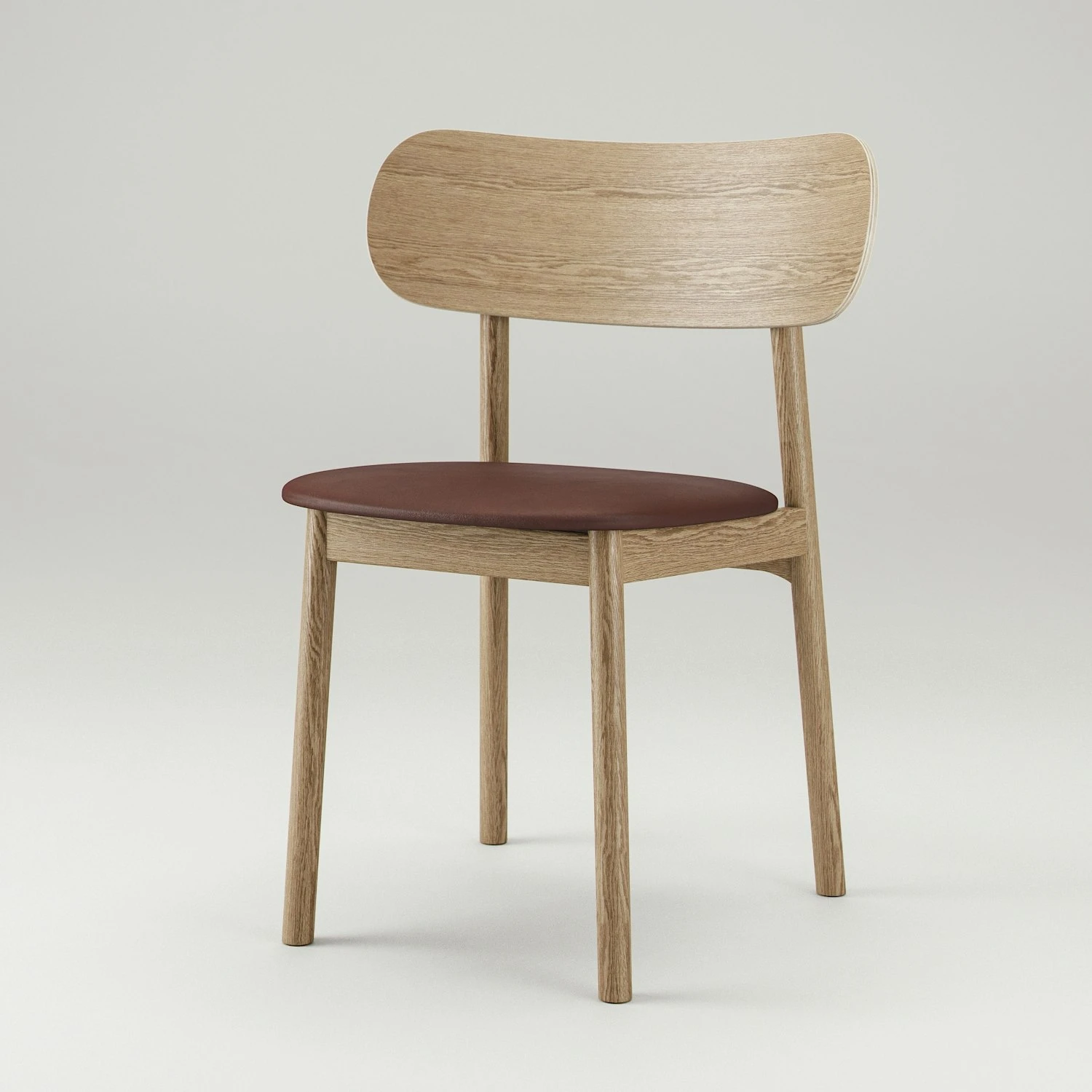 Elephant Breiter Stuhl, Eiche 3 Elephant Breiter Stuhl, Eiche – Bild 3