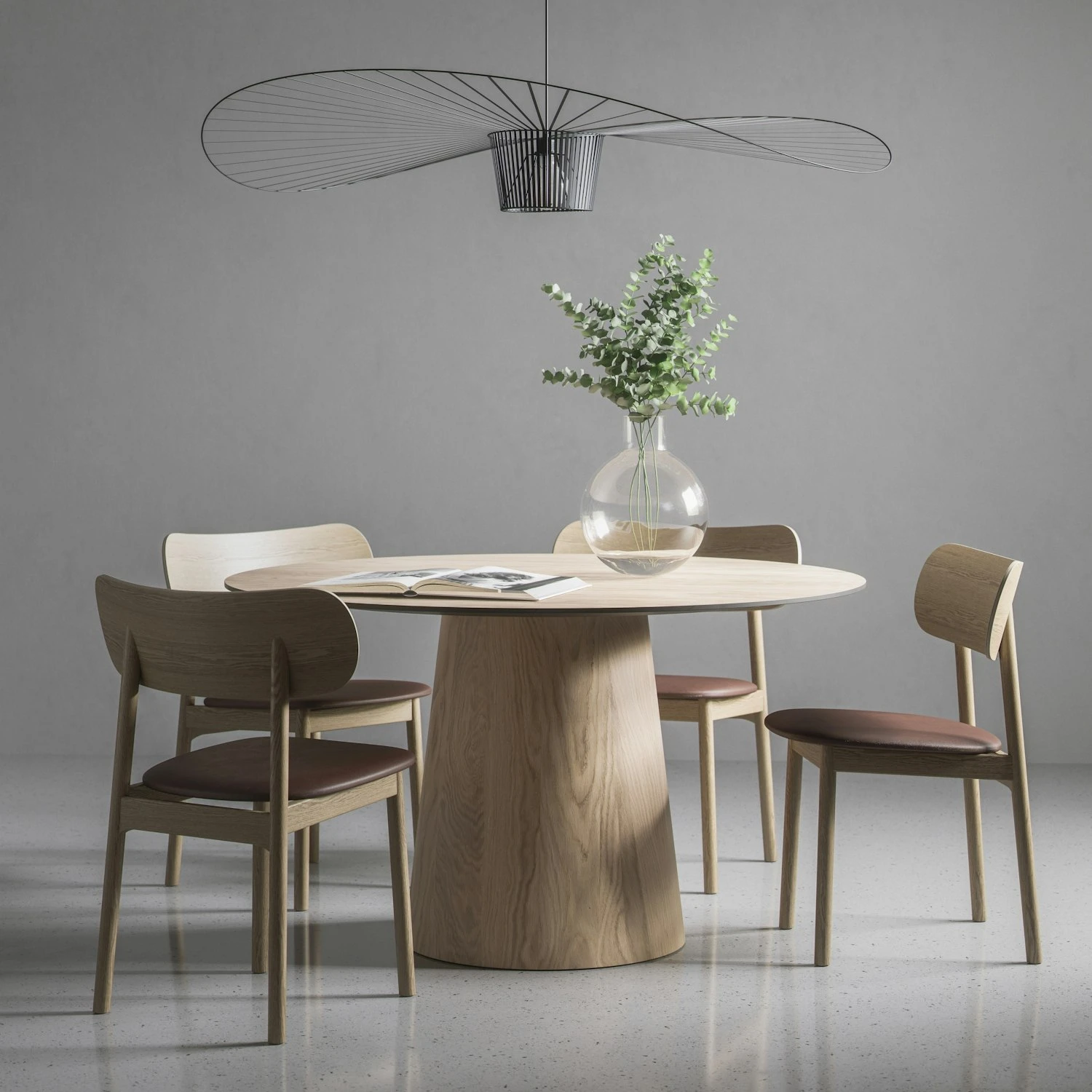 Elephant Breiter Stuhl, Eiche 6 Elephant Breiter Stuhl, Eiche – Bild 6