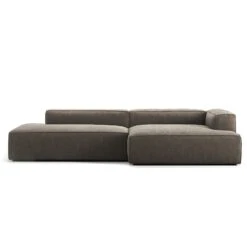 Grand 2.5 Seater Sofa Open End Left, Mole Brown