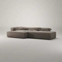 Grand 2.5 Seater Sofa Open Finish Right, Mole Brown -Gubi || Hay || &Tradition Verkäufe decotique grand 25 seater sofa open finish right 11