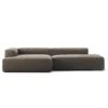 Grand 2.5 Seater Sofa Open Finish Right, Mole Brown