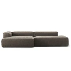 Grand 2.5 Seater Sofa Open Finish Right, Mole Brown