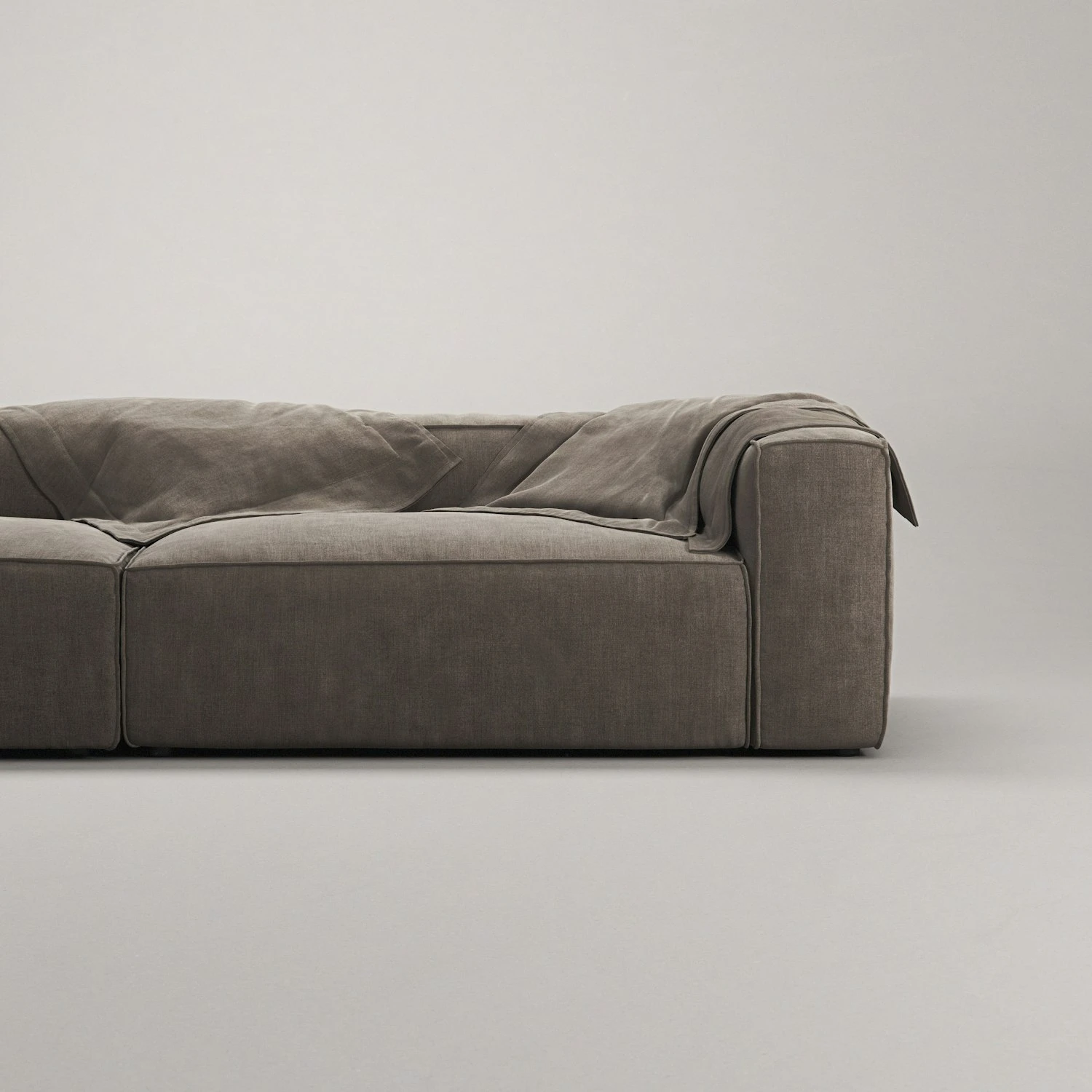 Grand 3 Seater Sofa Open End Left, Mole Brown 5 Grand 3 Seater Sofa Open End Left, Mole Brown – Bild 5