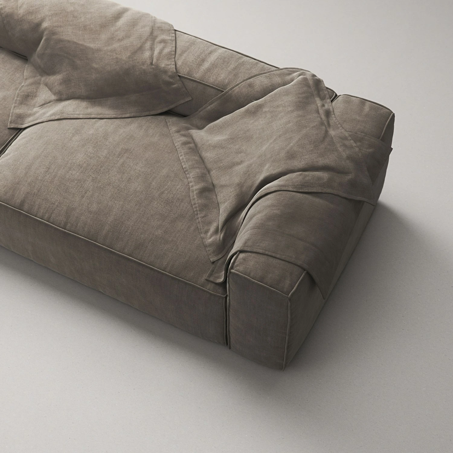 Grand 3 Seater Sofa Open End Left, Mole Brown 6 Grand 3 Seater Sofa Open End Left, Mole Brown – Bild 6