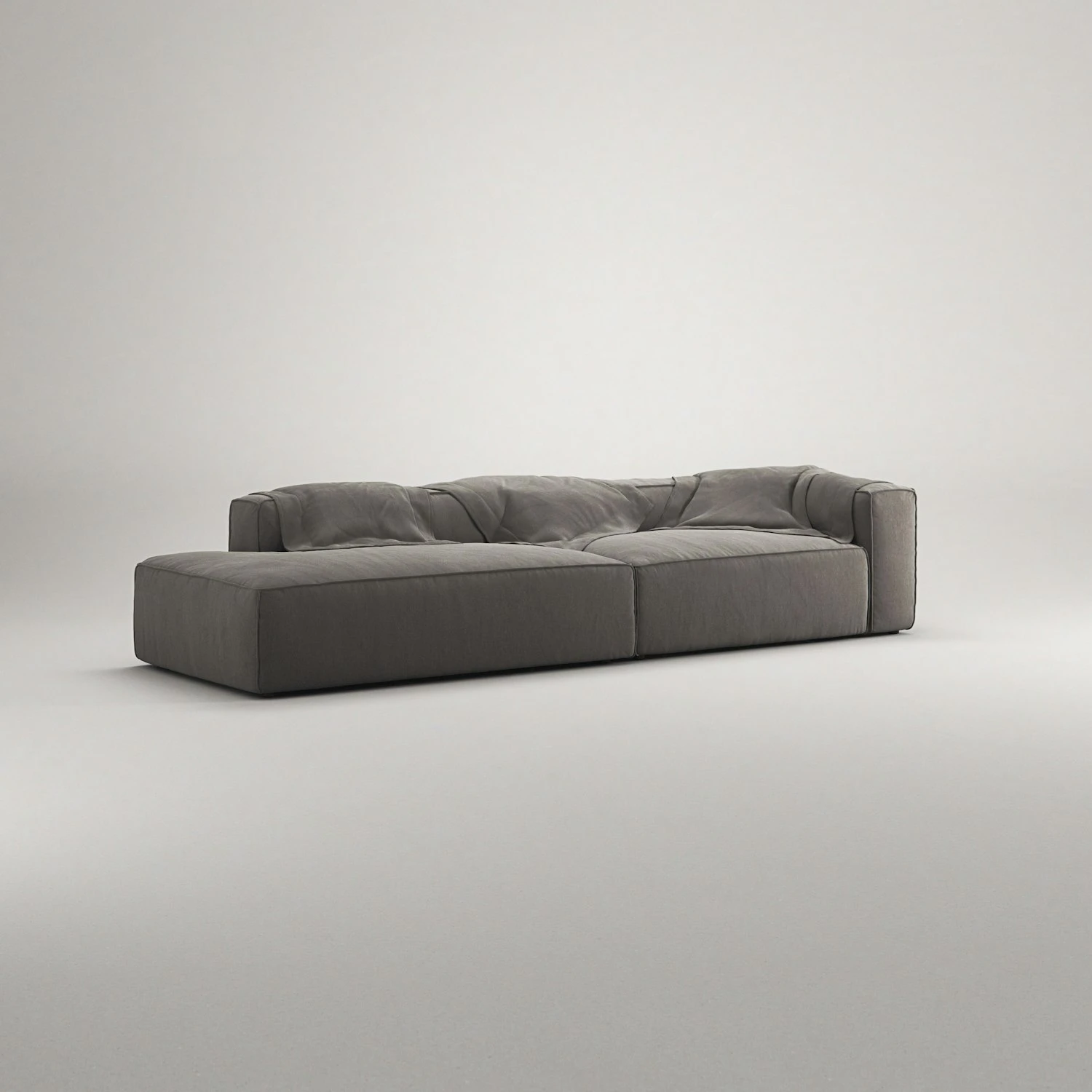 Grand 3 Seater Sofa Open End Left, Hunter Brown 4 Grand 3 Seater Sofa Open End Left, Hunter Brown – Bild 4