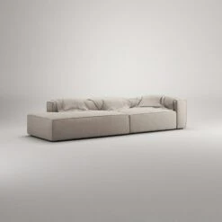 Grand 3 Seater Sofa Open End Left, Sandshell Beige -Gubi || Hay || &Tradition Verkäufe decotique grand 3 seater sofa open end left 27