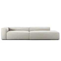 Grand 3-Sitzer-Sofa Offener Abschluss Rechts, Moon White