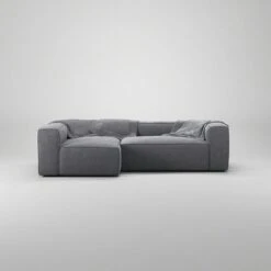 Grand 3-Sitzer-Sofa Liege Links, Zinc Grey -Gubi || Hay || &Tradition Verkäufe decotique grand 3 sitzer sofa liege links 2