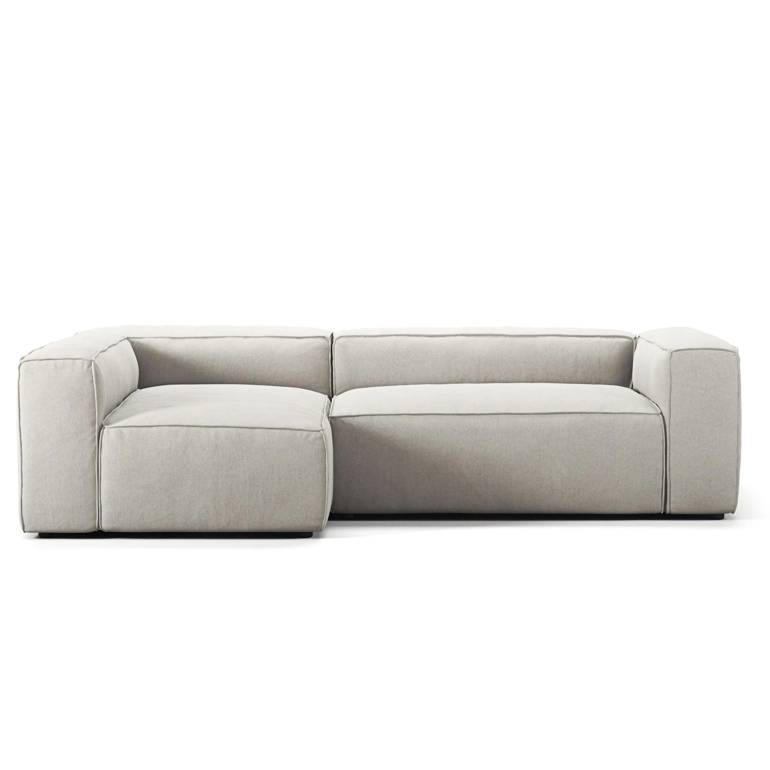 Grand 3-Sitzer-Sofa Liege Links, Moon White 1 Grand 3-Sitzer-Sofa Liege Links, Moon White