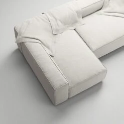 Grand 3-Sitzer-Sofa Liege Links, Moon White 11 Grand 3-Sitzer-Sofa Liege Links, Moon White -Gubi || Hay || &Tradition Verkäufe decotique grand 3 sitzer sofa liege links 45