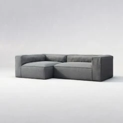 Grand 3-Sitzer-Sofa Liege Links Im Freien Nutzbar, Charcoal Chiné -Gubi || Hay || &Tradition Verkäufe decotique grand 3 sitzer sofa liege links im freien nutzbar 12