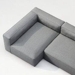 Grand 3-Sitzer-Sofa Liege Links Im Freien Nutzbar, Charcoal Chiné -Gubi || Hay || &Tradition Verkäufe decotique grand 3 sitzer sofa liege links im freien nutzbar 14