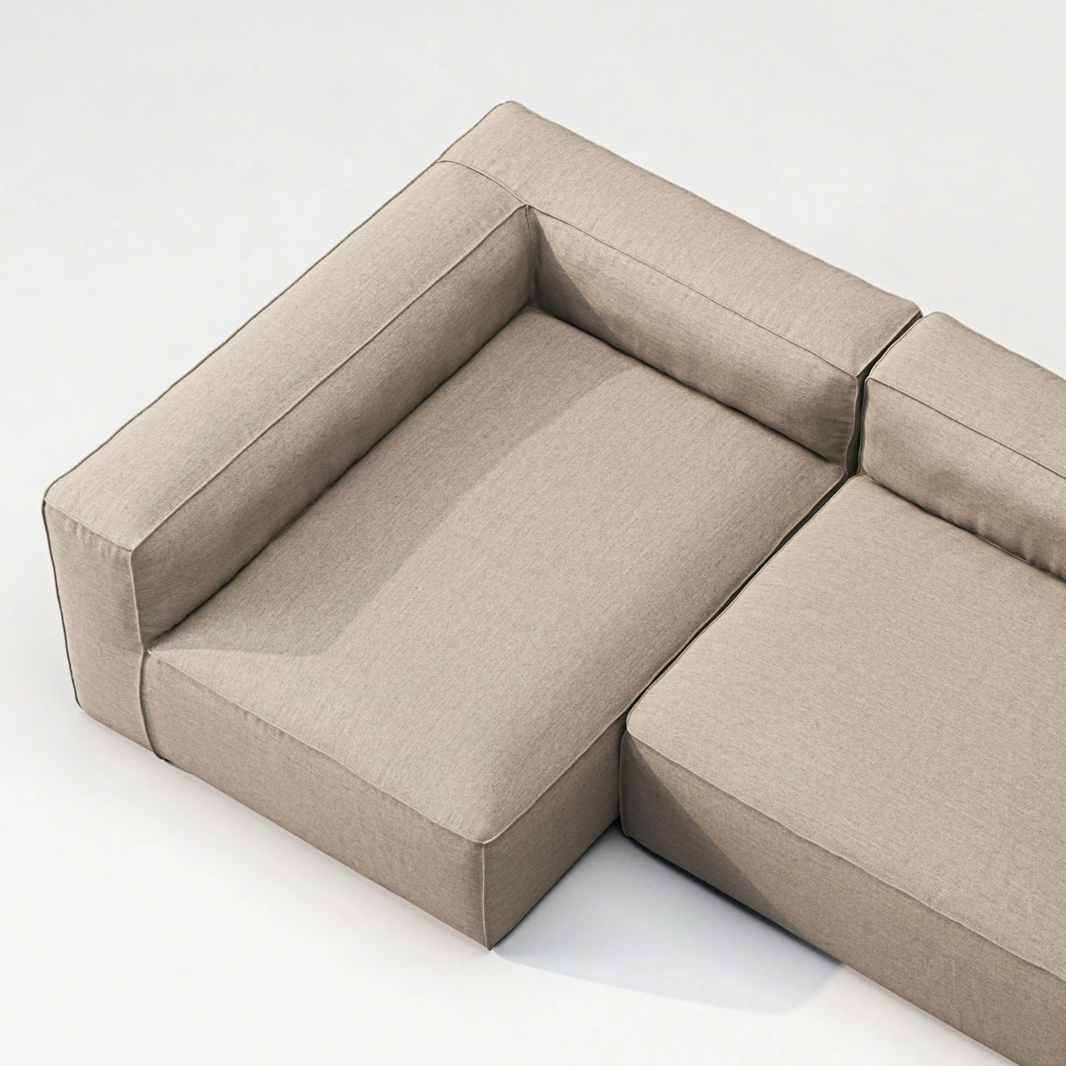 Grand 3-Sitzer-Sofa Liege Links Im Freien Nutzbar, Heather Grey 5 Grand 3-Sitzer-Sofa Liege Links Im Freien Nutzbar, Heather Grey – Bild 5