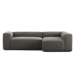 Grand 3-Sitzer-Sofa Liege Rechts, Hunter Brown