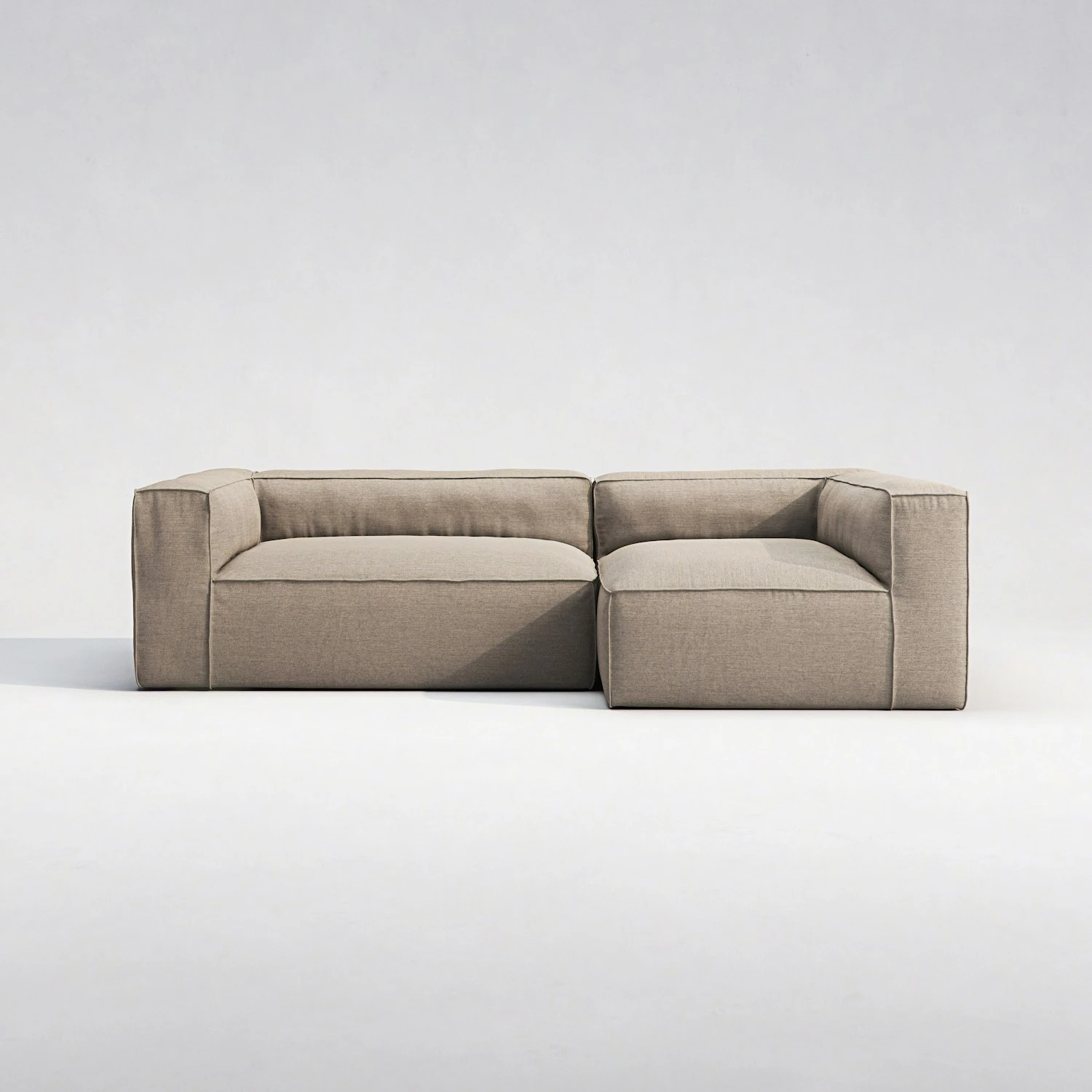 Grand 3-Sitzer-Sofa Liege Rechts Im Freien Nutzbar, Heather Grey 2 Grand 3-Sitzer-Sofa Liege Rechts Im Freien Nutzbar, Heather Grey – Bild 2