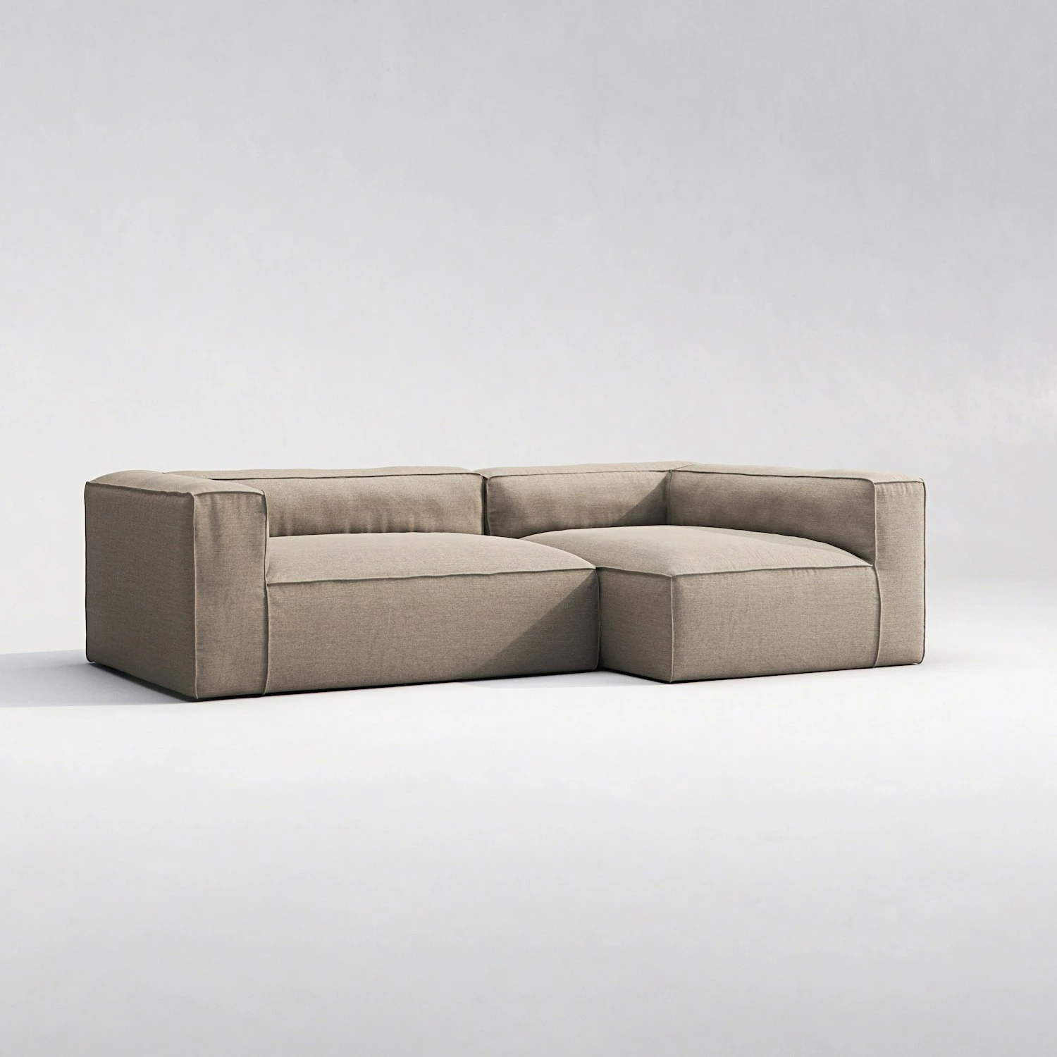 Grand 3-Sitzer-Sofa Liege Rechts Im Freien Nutzbar, Heather Grey 3 Grand 3-Sitzer-Sofa Liege Rechts Im Freien Nutzbar, Heather Grey – Bild 3
