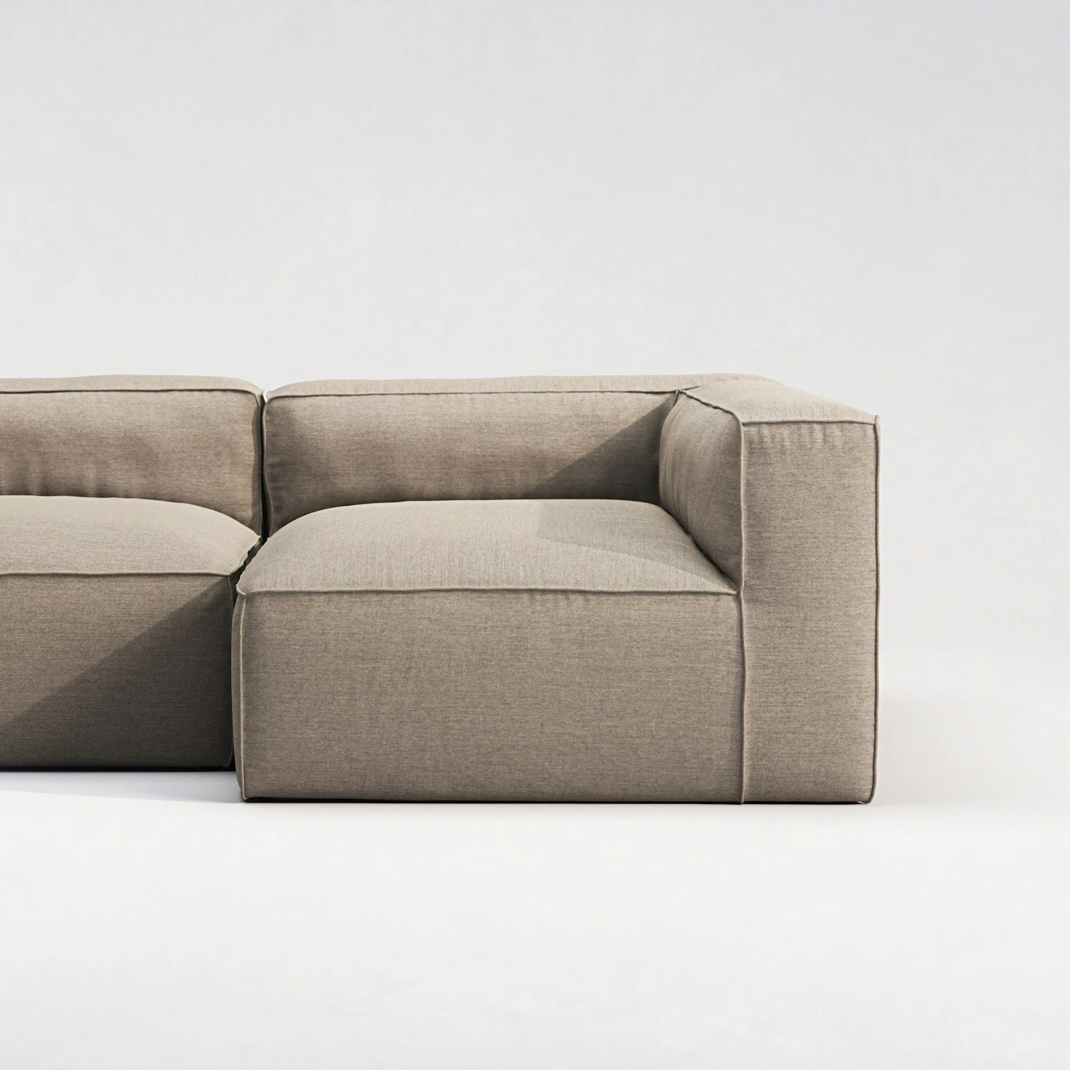 Grand 3-Sitzer-Sofa Liege Rechts Im Freien Nutzbar, Heather Grey 4 Grand 3-Sitzer-Sofa Liege Rechts Im Freien Nutzbar, Heather Grey – Bild 4