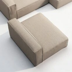 Grand 3-Sitzer-Sofa Liege Rechts Mit Sessel Im Freien Nutzbar, Heather Grey -Gubi || Hay || &Tradition Verkäufe decotique grand 3 sitzer sofa liege rechts mit sessel im freien nutzbar 19