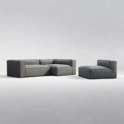 Grand 3-Sitzer-Sofa Liege Rechts Mit Sessel Im Freien Nutzbar, Charchoal Chiné 7 Grand 3-Sitzer-Sofa Liege Rechts Mit Sessel Im Freien Nutzbar, Charchoal Chiné -Gubi || Hay || &Tradition Verkäufe decotique grand 3 sitzer sofa liege rechts mit sessel im freien nutzbar 22
