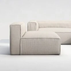 Grand 3-Sitzer-Sofa Liege Rechts Mit Sessel Im Freien Nutzbar, Linen Chalk 8 Grand 3-Sitzer-Sofa Liege Rechts Mit Sessel Im Freien Nutzbar, Linen Chalk -Gubi || Hay || &Tradition Verkäufe decotique grand 3 sitzer sofa liege rechts mit sessel im freien nutzbar 3