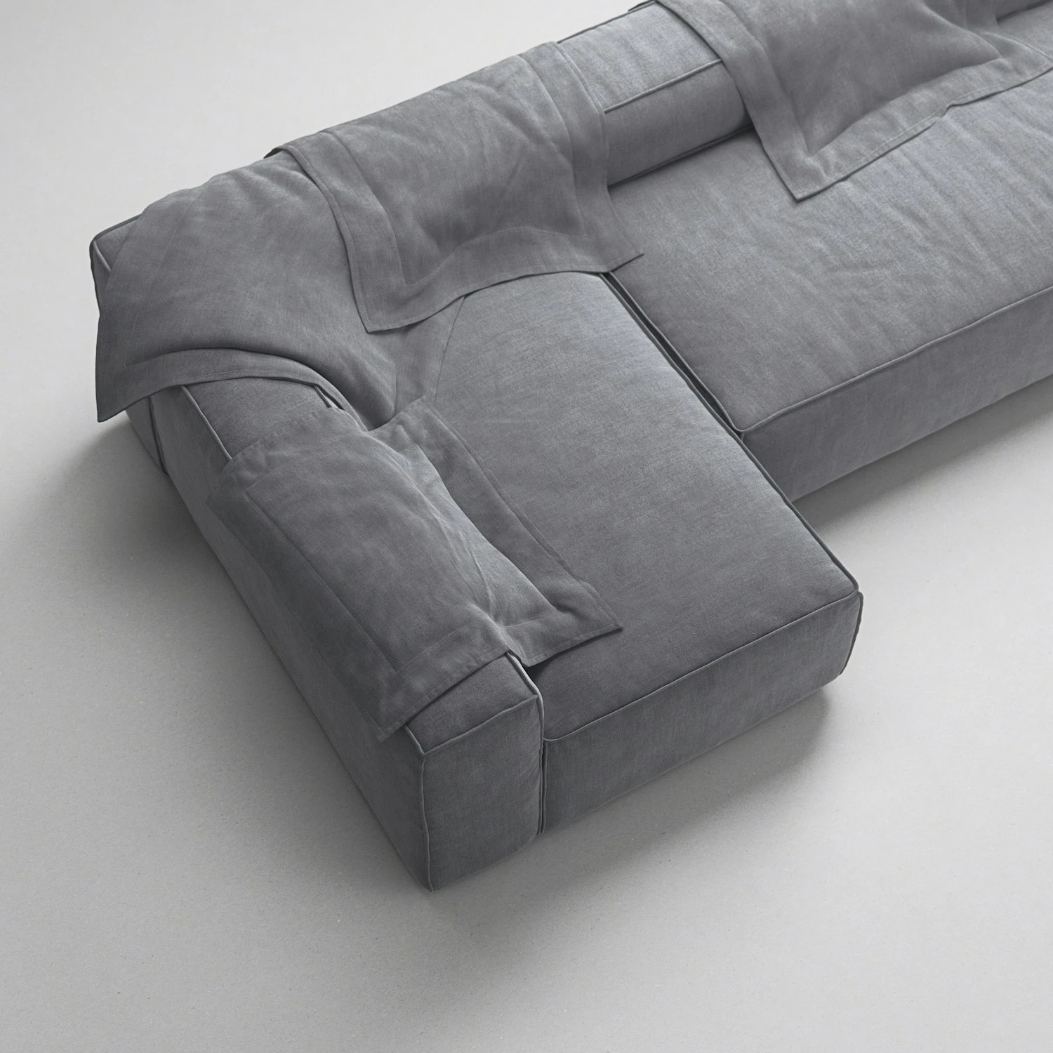 Grand 3-Sitzer-Sofa Lounge Links, Zinc Grey 6 Grand 3-Sitzer-Sofa Lounge Links, Zinc Grey – Bild 6