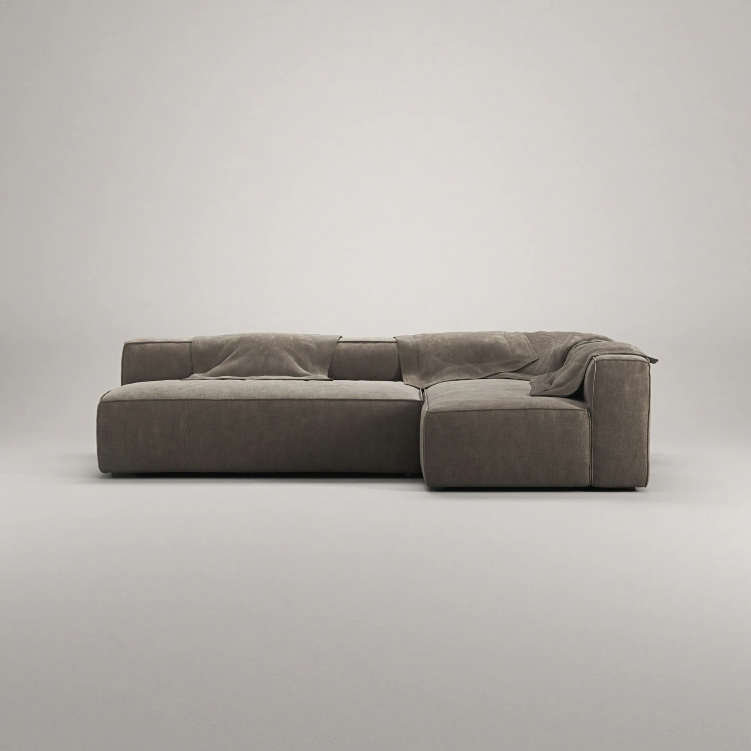 Grand 3-Sitzer-Sofa Lounge Rechts, Mole Brown 3 Grand 3-Sitzer-Sofa Lounge Rechts, Mole Brown – Bild 3