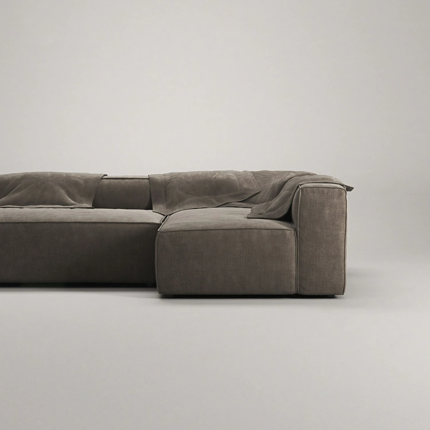 Grand 3-Sitzer-Sofa Lounge Rechts, Mole Brown 5 Grand 3-Sitzer-Sofa Lounge Rechts, Mole Brown – Bild 5