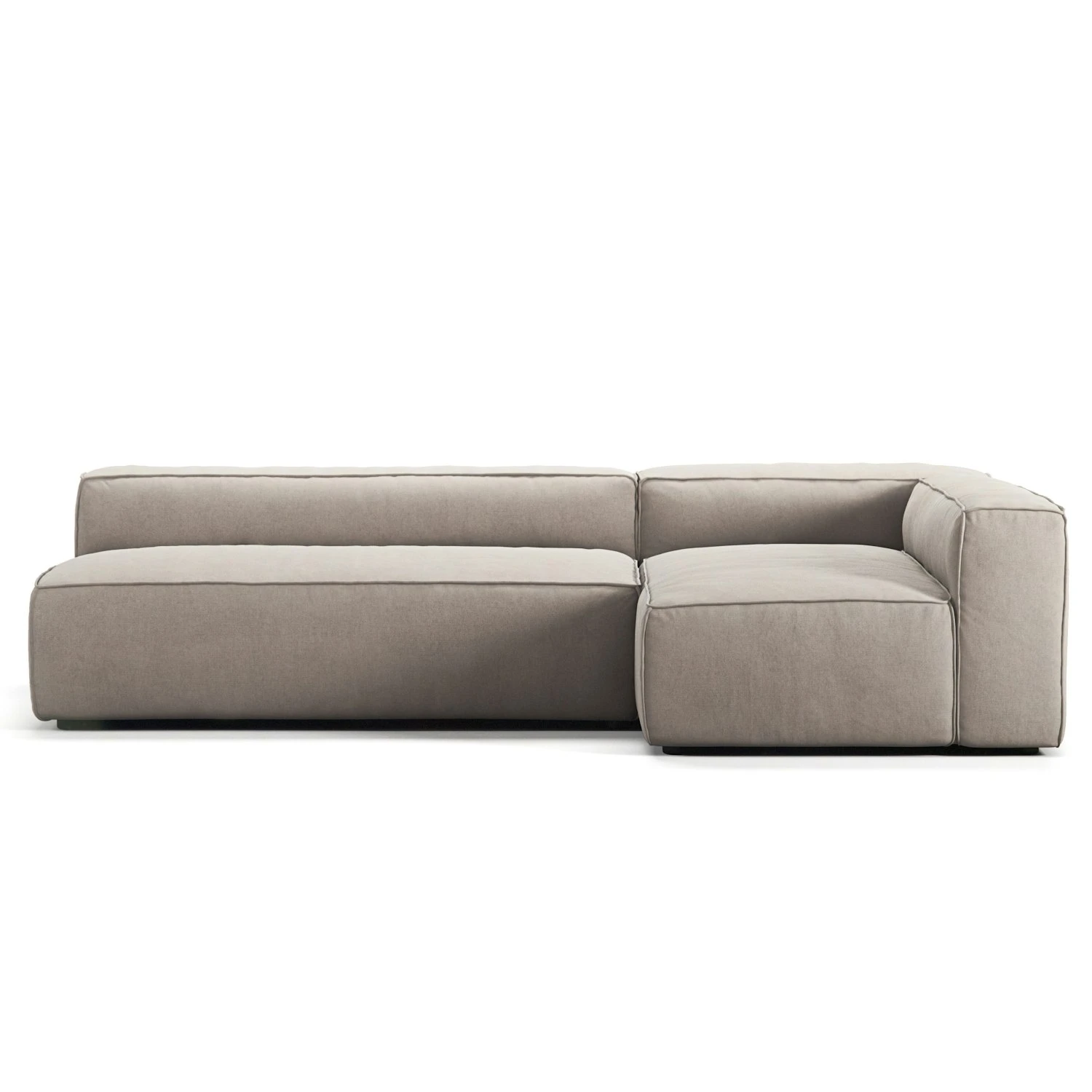 Grand 3-Sitzer-Sofa Lounge Rechts, Sandshell Beige 1 Grand 3-Sitzer-Sofa Lounge Rechts, Sandshell Beige