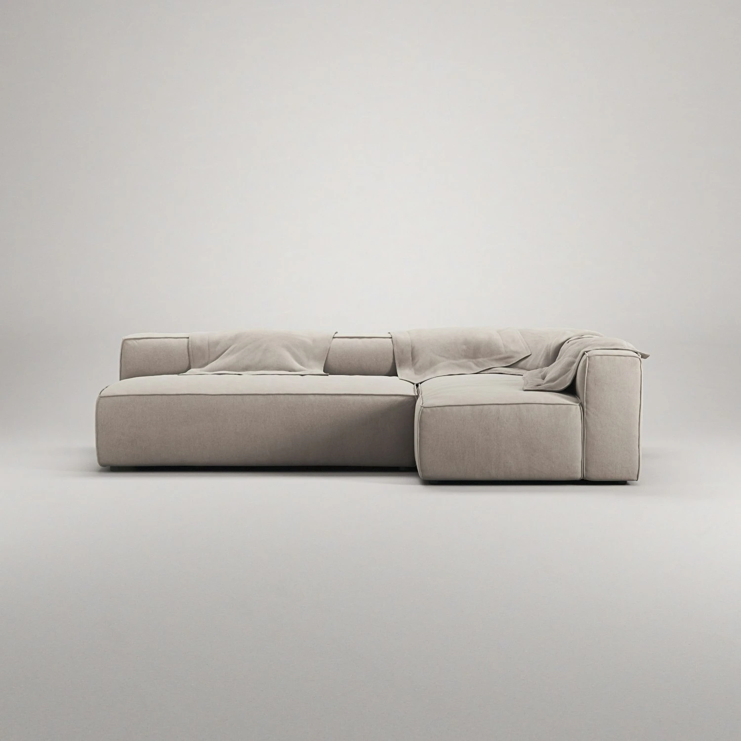 Grand 3-Sitzer-Sofa Lounge Rechts, Sandshell Beige 3 Grand 3-Sitzer-Sofa Lounge Rechts, Sandshell Beige – Bild 3