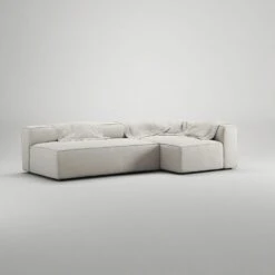 Grand 3-Sitzer-Sofa Lounge Rechts, Moon White -Gubi || Hay || &Tradition Verkäufe decotique grand 3 sitzer sofa lounge rechts 43