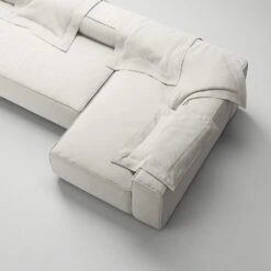 Grand 3-Sitzer-Sofa Lounge Rechts, Moon White -Gubi || Hay || &Tradition Verkäufe decotique grand 3 sitzer sofa lounge rechts 45