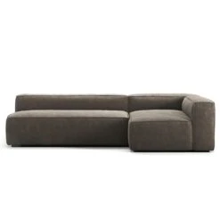 Grand 3-Sitzer-Sofa Lounge Rechts, Mole Brown