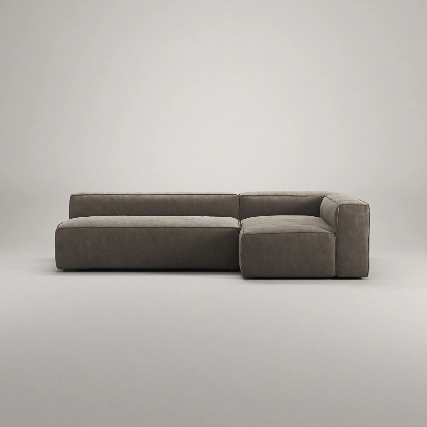 Grand 3-Sitzer-Sofa Lounge Rechts, Mole Brown 2 Grand 3-Sitzer-Sofa Lounge Rechts, Mole Brown – Bild 2