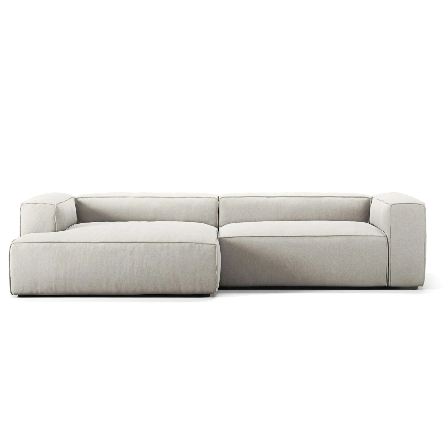 Grand 3-Sitzer-Sofa Sonnenliege Links, Moon White 1 Grand 3-Sitzer-Sofa Sonnenliege Links, Moon White