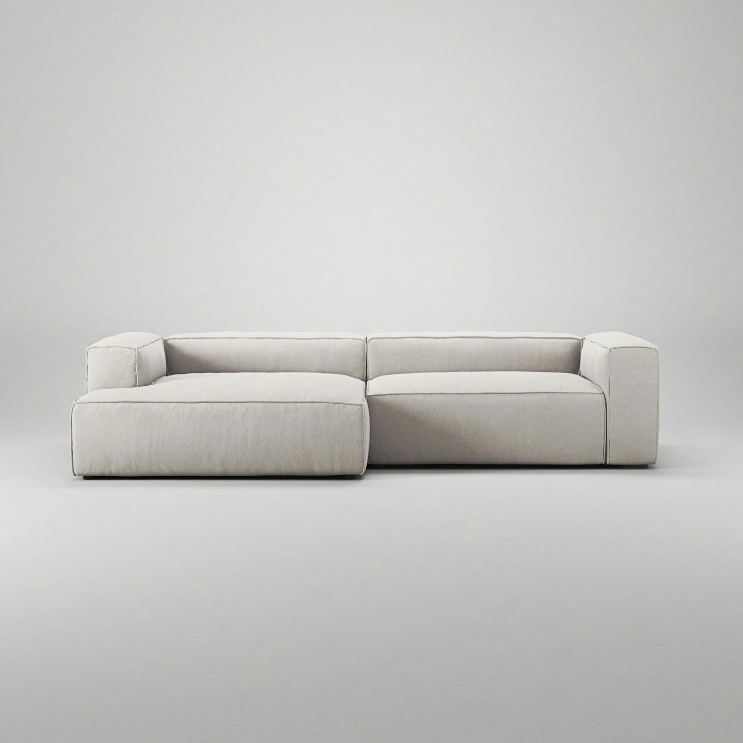 Grand 3-Sitzer-Sofa Sonnenliege Links, Moon White 2 Grand 3-Sitzer-Sofa Sonnenliege Links, Moon White – Bild 2