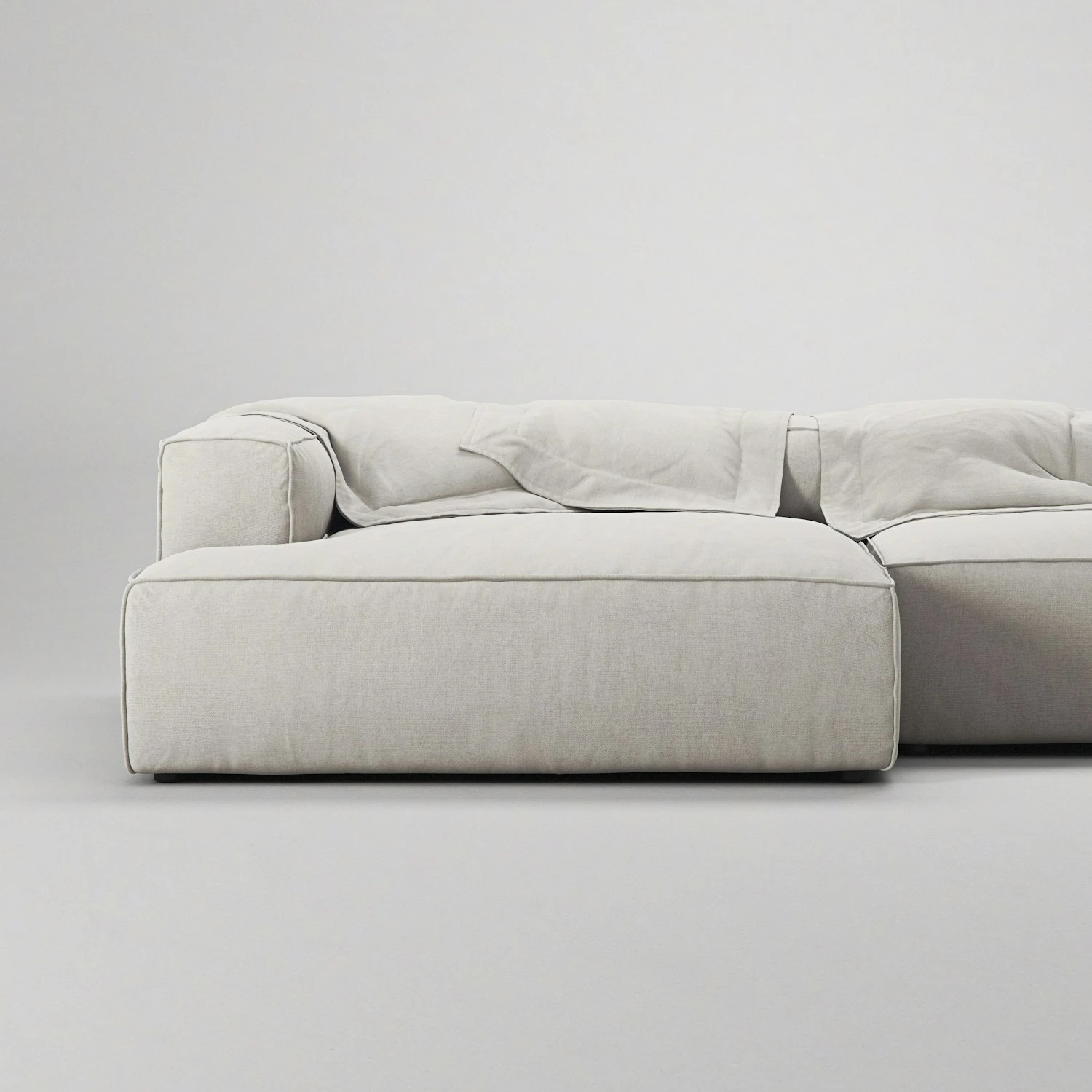 Grand 3-Sitzer-Sofa Sonnenliege Links, Moon White 5 Grand 3-Sitzer-Sofa Sonnenliege Links, Moon White – Bild 5