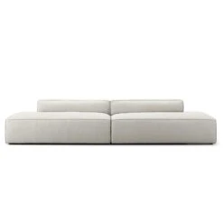 Grand 4 Seater Sofa Open Ends, Moon White