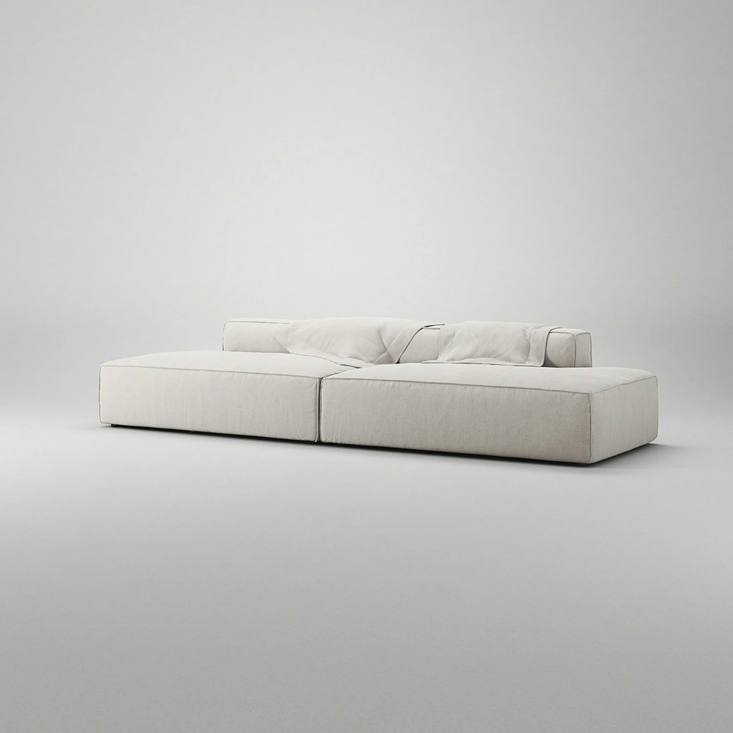 Grand 4 Seater Sofa Open Ends, Moon White 4 Grand 4 Seater Sofa Open Ends, Moon White – Bild 4