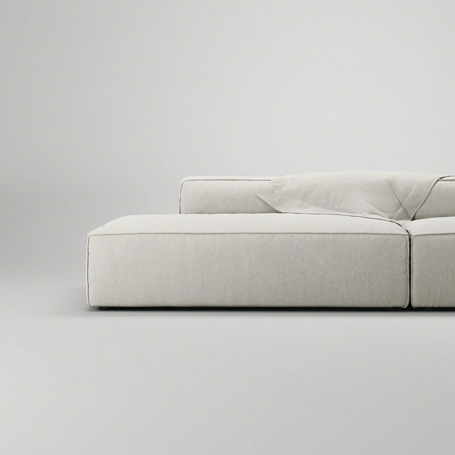 Grand 4 Seater Sofa Open Ends, Moon White 5 Grand 4 Seater Sofa Open Ends, Moon White – Bild 5