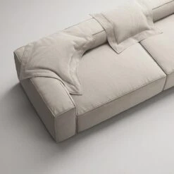 Grand 4-Sitzer-Sofa, Sandshell Beige -Gubi || Hay || &Tradition Verkäufe decotique grand 4 sitzer sofa 37