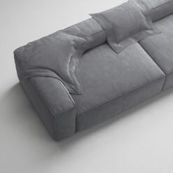 Grand 4-Sitzer-Sofa, Zinc Grey -Gubi || Hay || &Tradition Verkäufe decotique grand 4 sitzer sofa 5