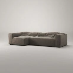 Grand 4-Sitzer-Sofa Liege Links, Mole Brown -Gubi || Hay || &Tradition Verkäufe decotique grand 4 sitzer sofa liege links 11