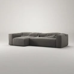 Grand 4-Sitzer-Sofa Liege Links, Hunter Brown -Gubi || Hay || &Tradition Verkäufe decotique grand 4 sitzer sofa liege links 27