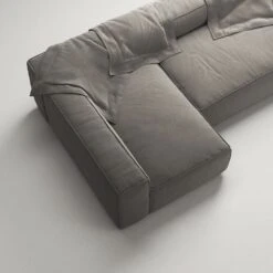 Grand 4-Sitzer-Sofa Liege Links, Hunter Brown -Gubi || Hay || &Tradition Verkäufe decotique grand 4 sitzer sofa liege links 29